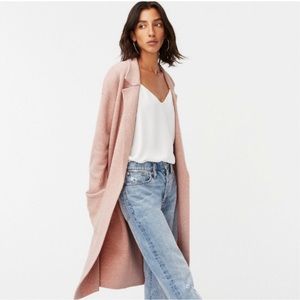 J. Crew Ella Open-front Long Sweater-blazer